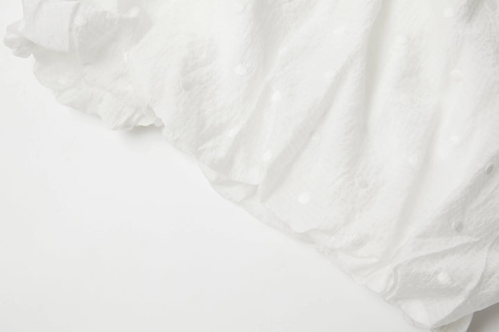 An image of a   TS08QM6 Laced Off-Shoulder Blouse by  Mirra Masa
