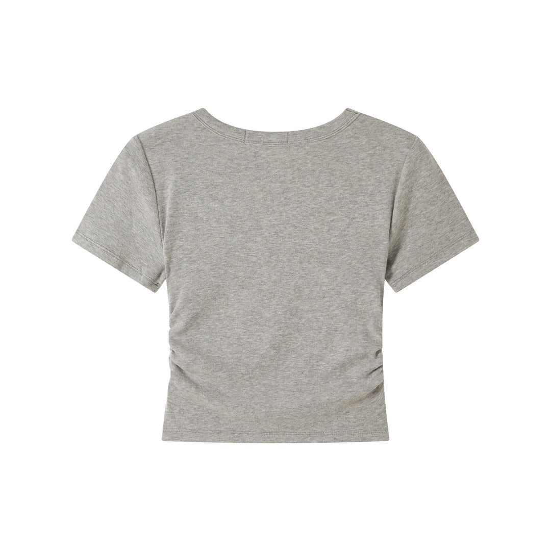An image of a   TS1C6M6 Basic Scoopneck T-Shirt by  Mirra Masa