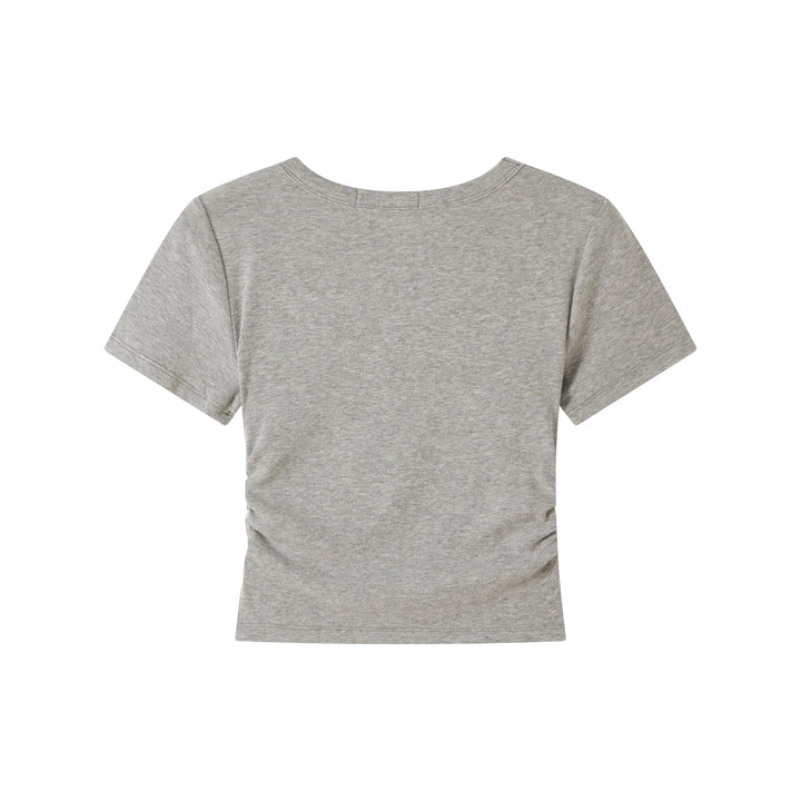 An image of a   TS1C6M6 Basic Scoopneck T-Shirt by  Mirra Masa