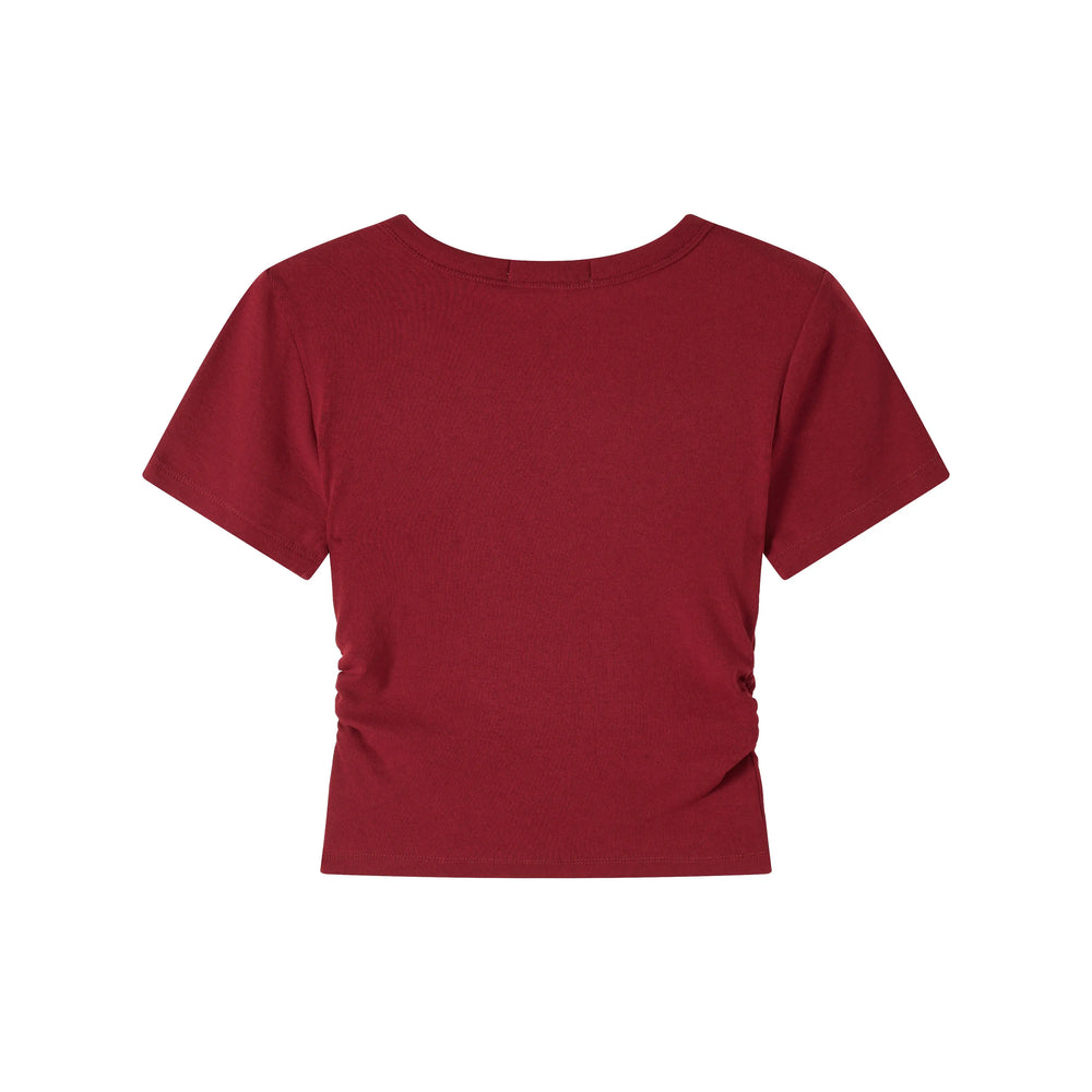 An image of a   TS1C6M6 Basic Scoopneck T-Shirt by  Mirra Masa