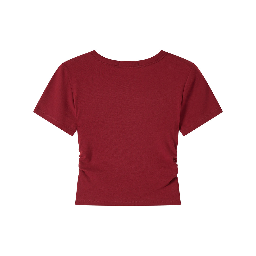 An image of a   TS1C6M6 Basic Scoopneck T-Shirt by  Mirra Masa