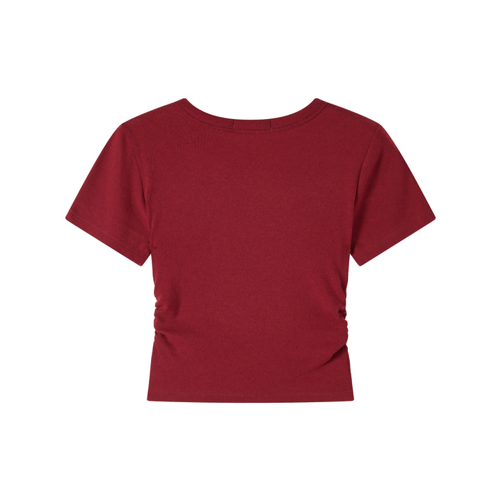 An image of a   TS1C6M6 Basic Scoopneck T-Shirt by  Mirra Masa