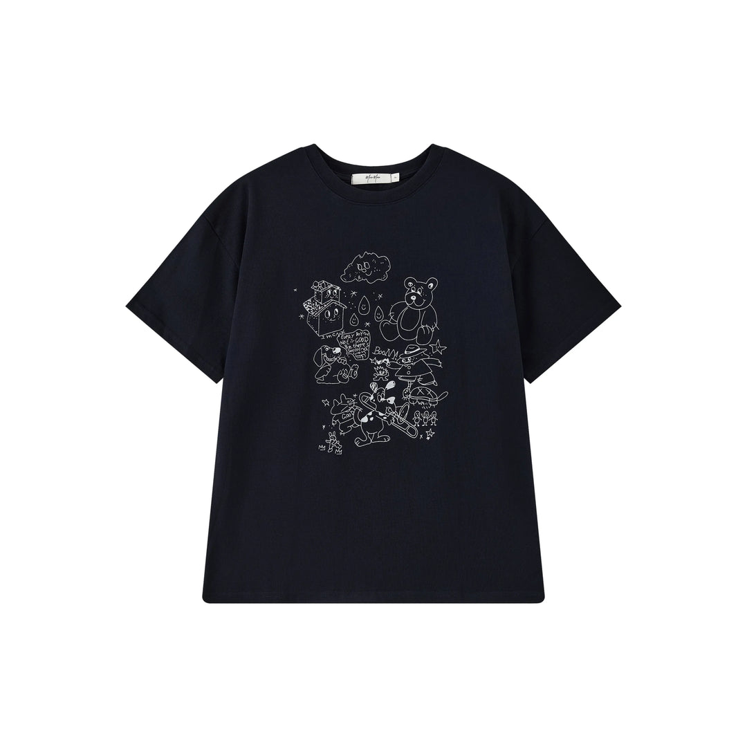 An image of a   TS1M4S6 Graphic T-Shirt by  Mirra Masa