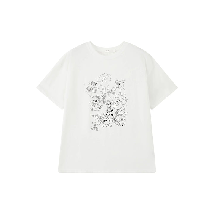 An image of a   TS1M4S6 Graphic T-Shirt by  Mirra Masa