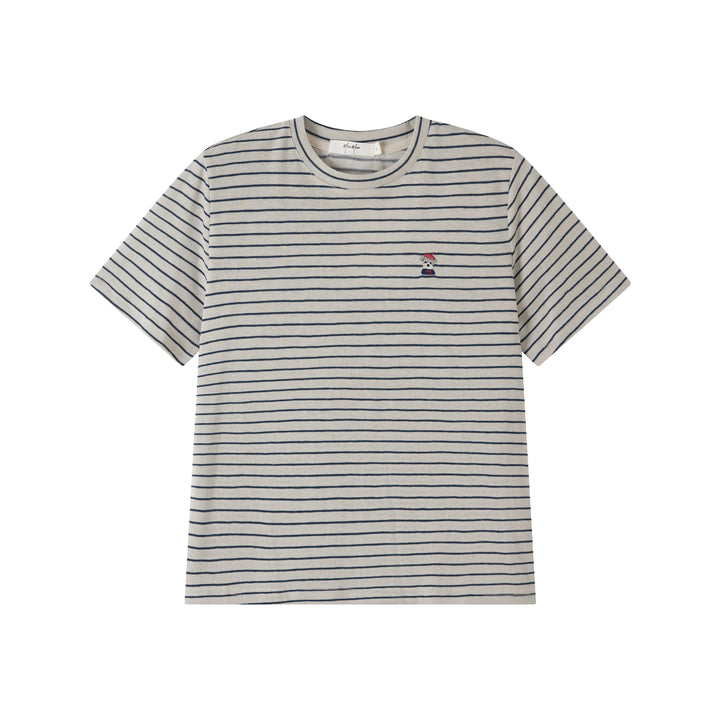 An image of a   TS73LM6 Striped T-Shirt by  Mirra Masa