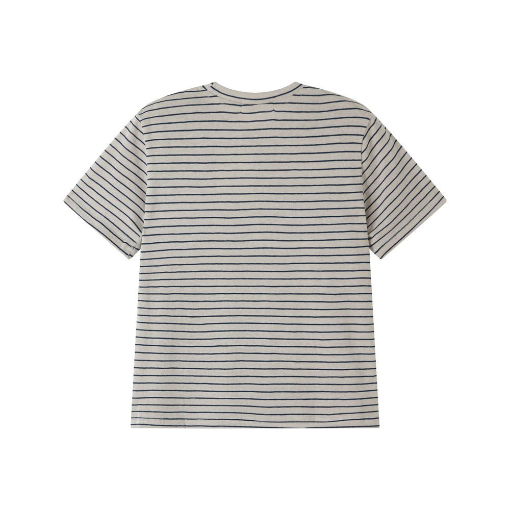 An image of a   TS73LM6 Striped T-Shirt by  Mirra Masa