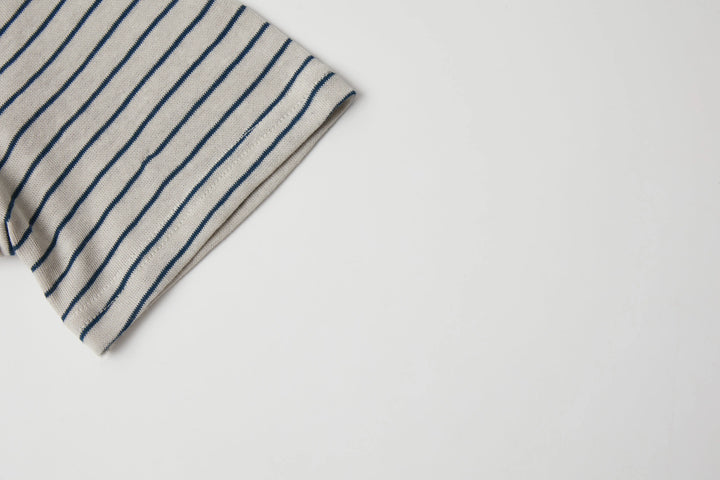 An image of a   TS73LM6 Striped T-Shirt by  Mirra Masa