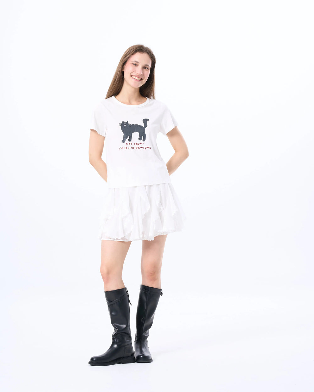 An image of a  White / Medium TSA79M6 Graphic T-Shirt by  Mirra Masa