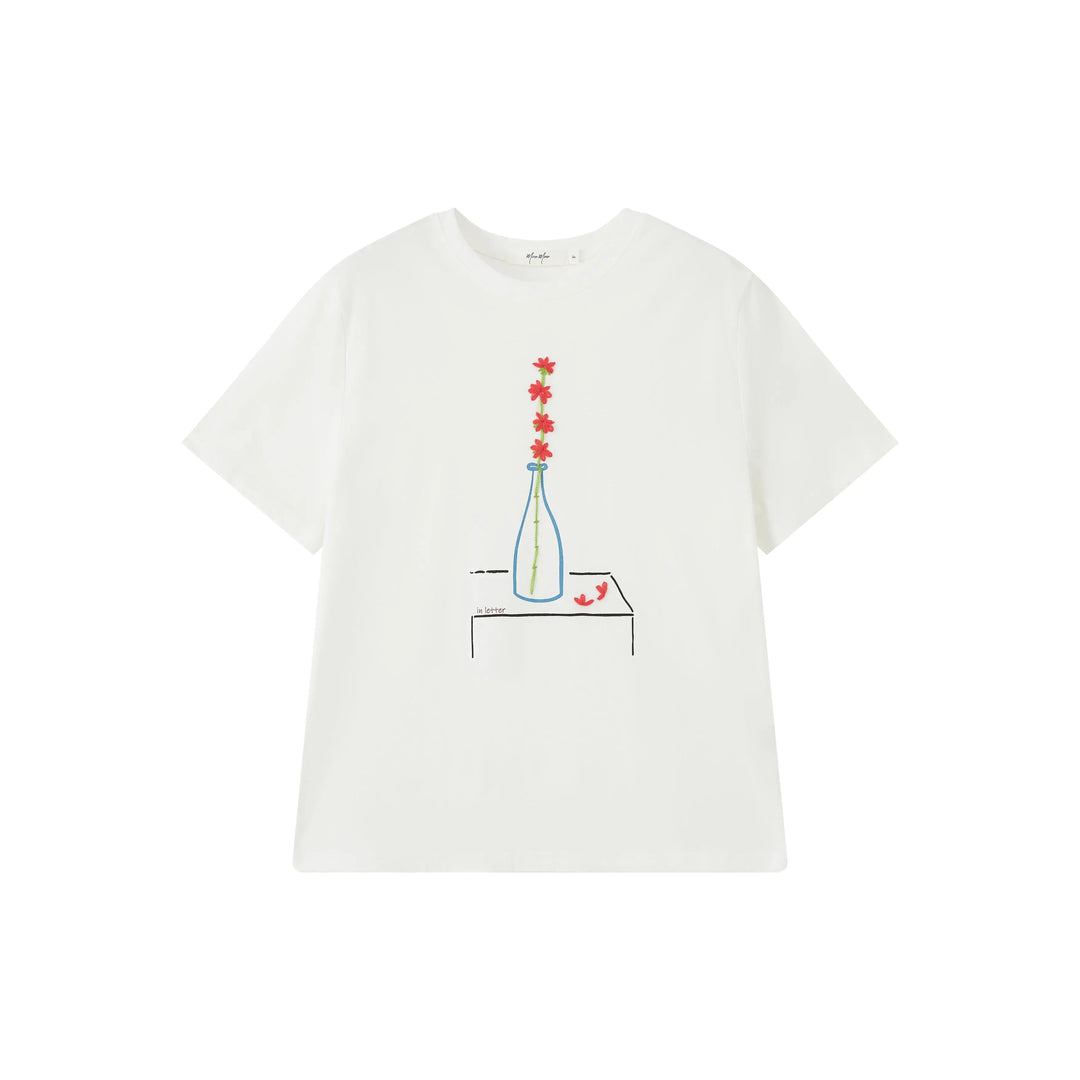 An image of a   TSN67S6 Graphic T-Shirt by  Mirra Masa
