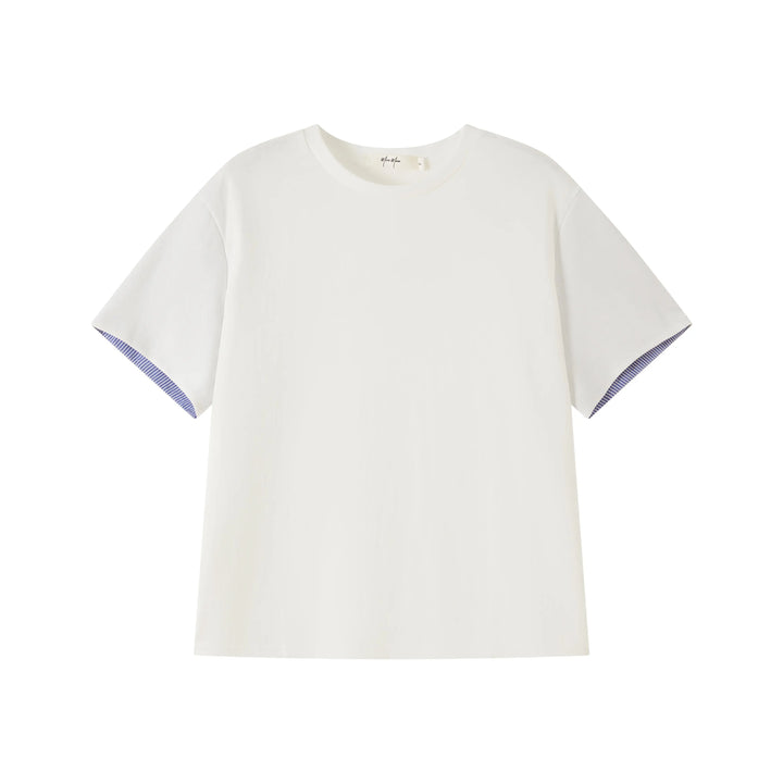 An image of a   TSO87M6 Two Tone T-Shirt by  Mirra Masa