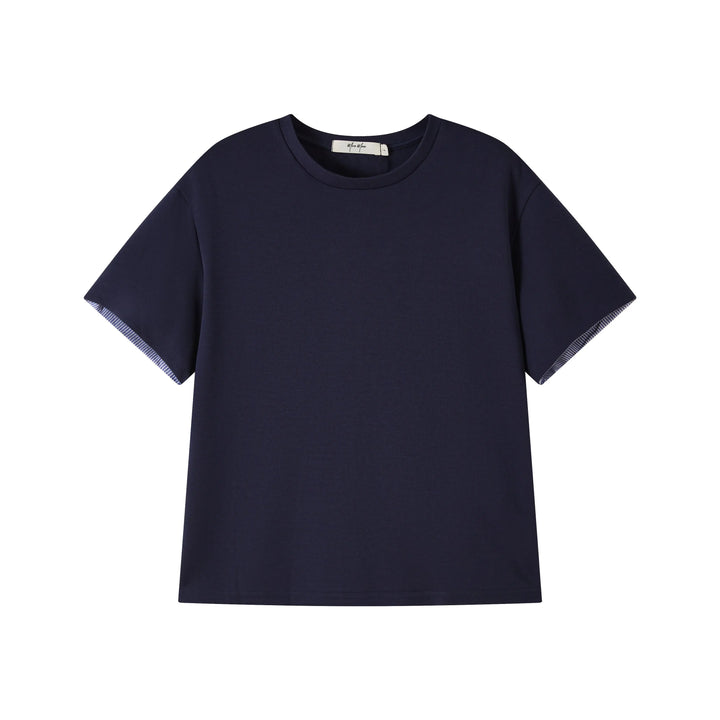 An image of a   TSO87M6 Two Tone T-Shirt by  Mirra Masa