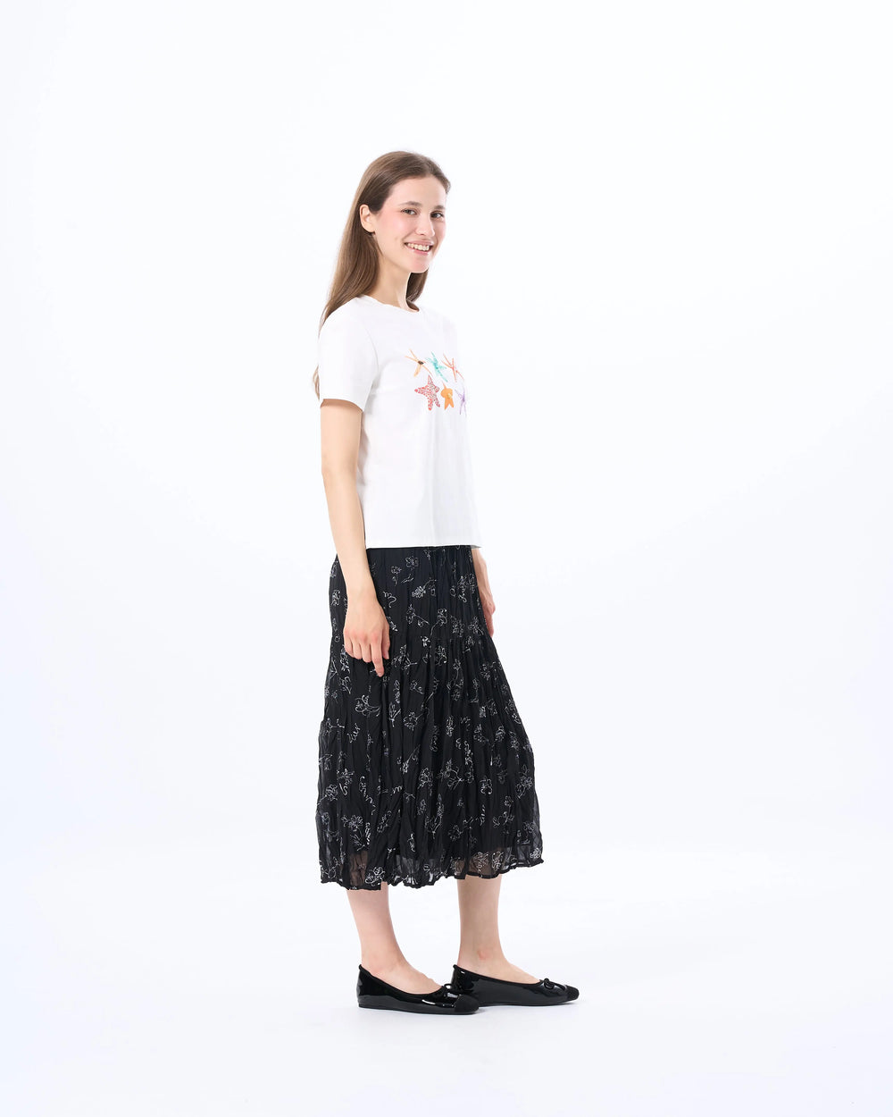 An image of a   TSQ91M6 Starfish T-Shirt by  Mirra Masa