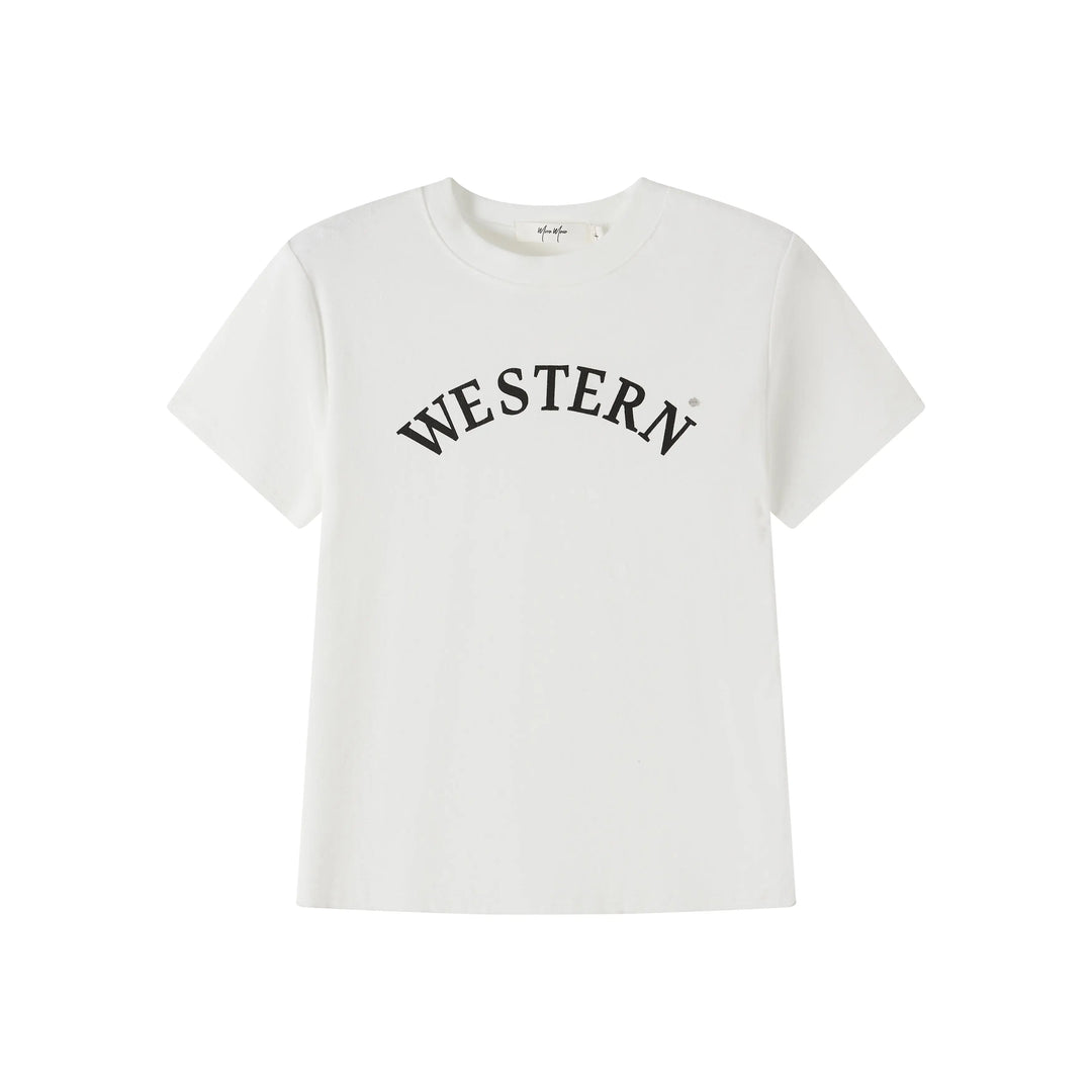 An image of a   TSS44M6 Western T-Shirt by  Mirra Masa