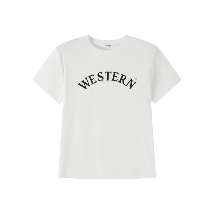 An image of a   TSS44M6 Western T-Shirt by  Mirra Masa