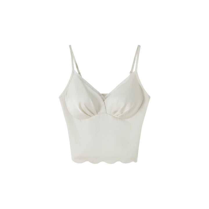 An image of a   TT8G4M6 Padded and Fitted Cami Top by  Mirra Masa