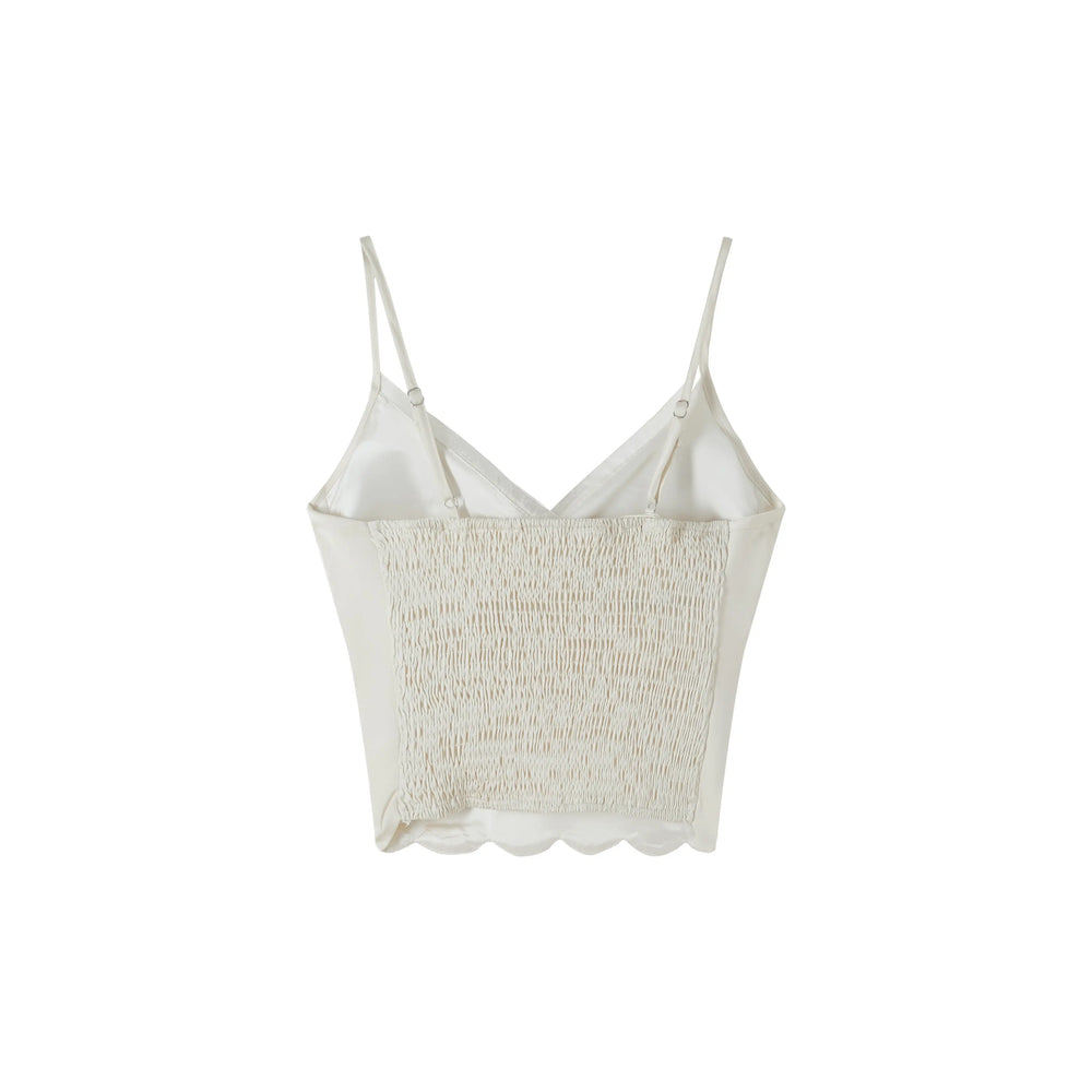 An image of a   TT8G4M6 Padded and Fitted Cami Top by  Mirra Masa