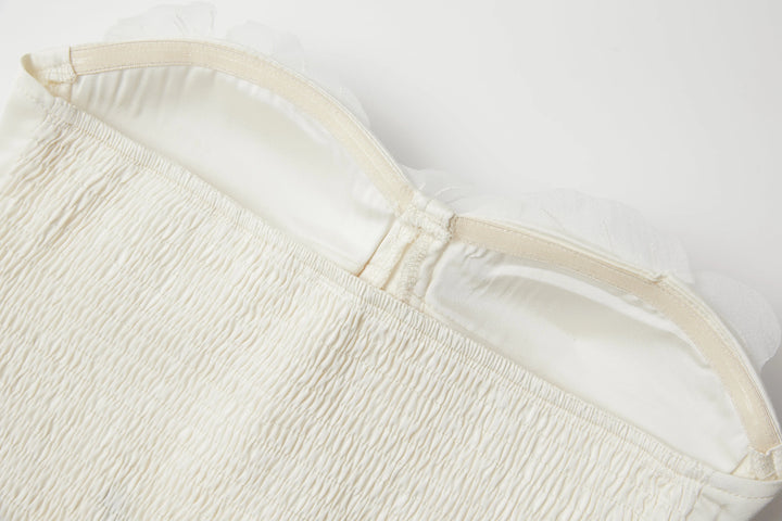 An image of a   TTN22M6 Floral Tube Top by  Mirra Masa