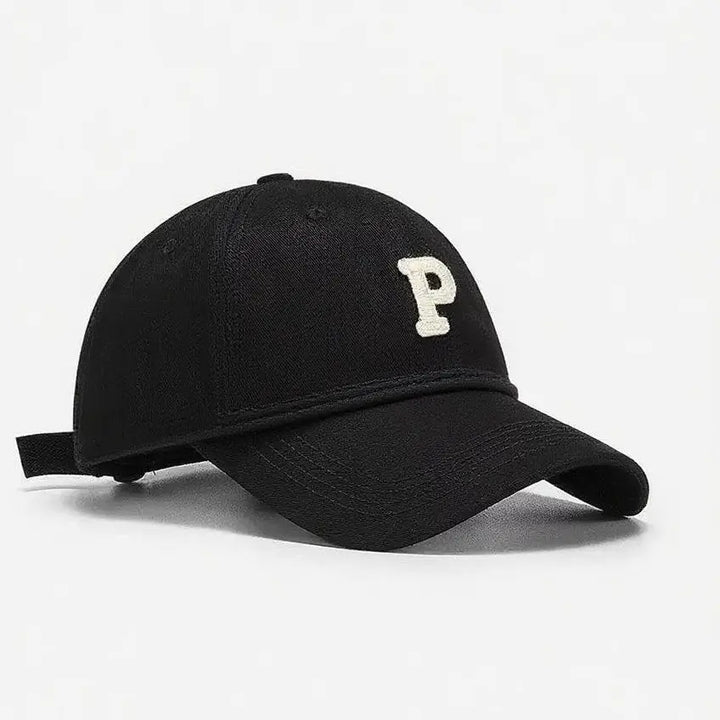 An image of a   Terry P Letter Baseball Cap by  Mirra Masa