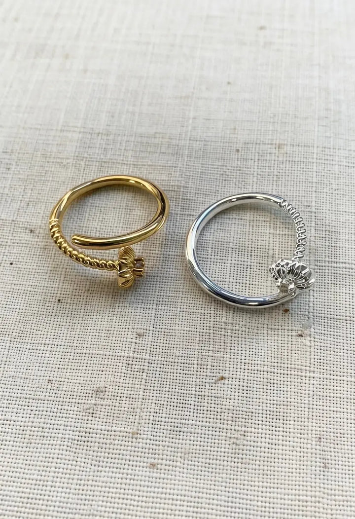 An image of a   The Wrap Ring Adjustable by  Mirra Masa