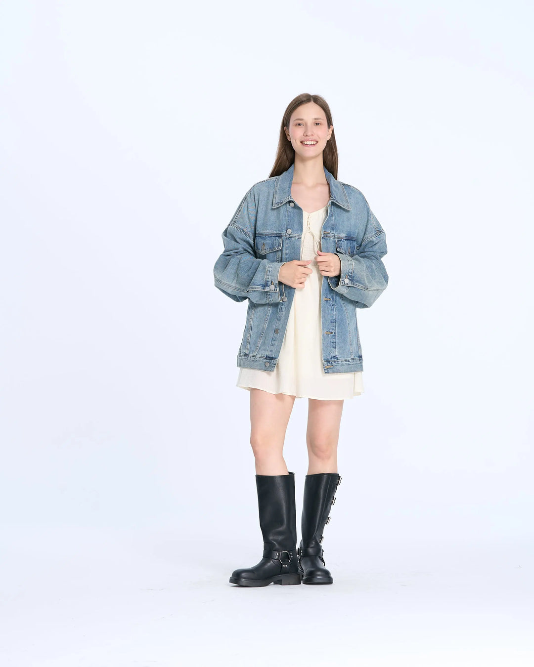 An image of a   U0173 Denim Jacket by  Mirra Masa