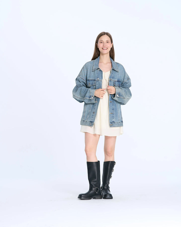 An image of a   U0173 Denim Jacket by  Mirra Masa