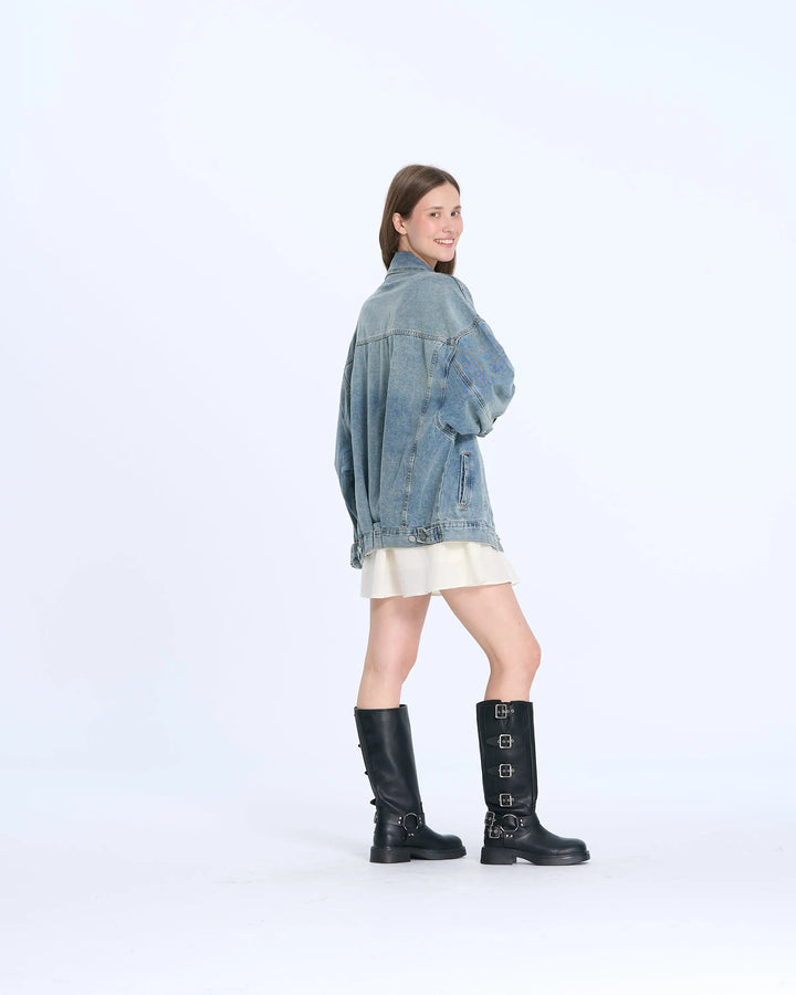 An image of a   U0173 Denim Jacket by  Mirra Masa