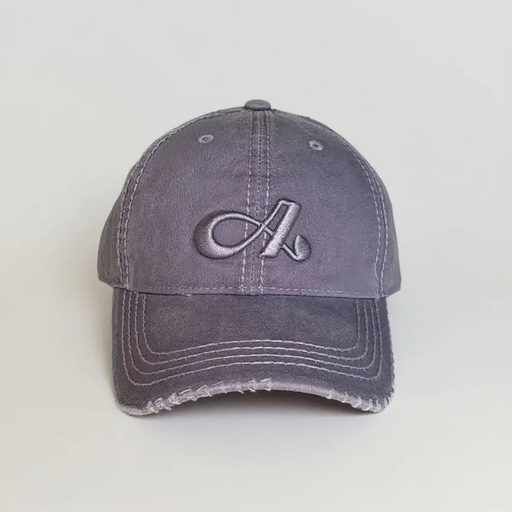 An image of a  Light Purple Vintage Washed A Embroidered Cap by  Mirra Masa