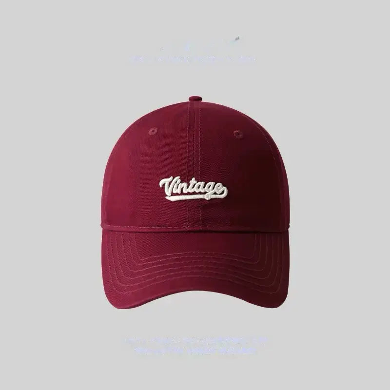 An image of a  Red Washed Vintage Logo Cap by  Mirra Masa