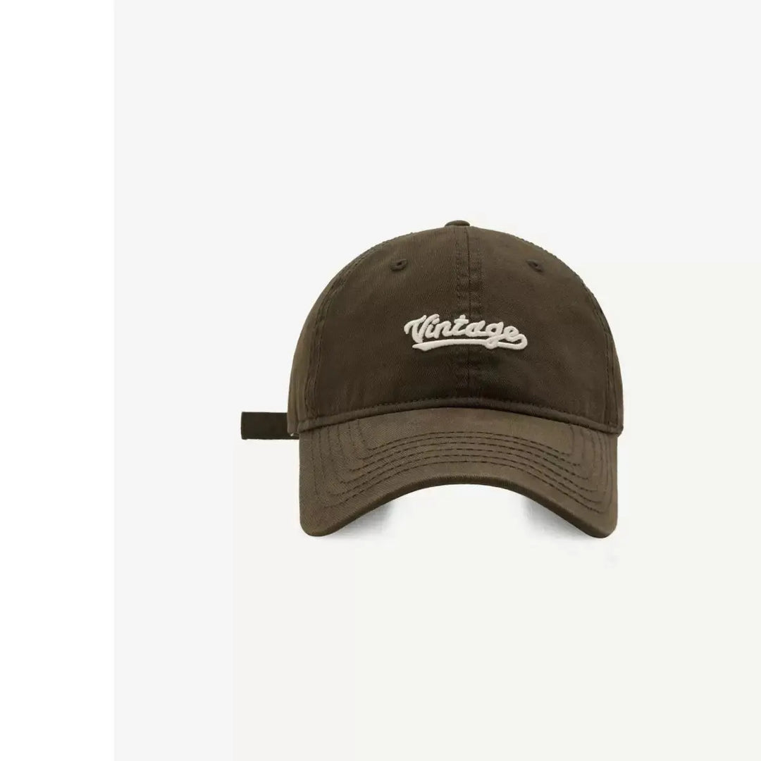 An image of a  Dark Brown Washed Vintage Logo Cap by  Mirra Masa