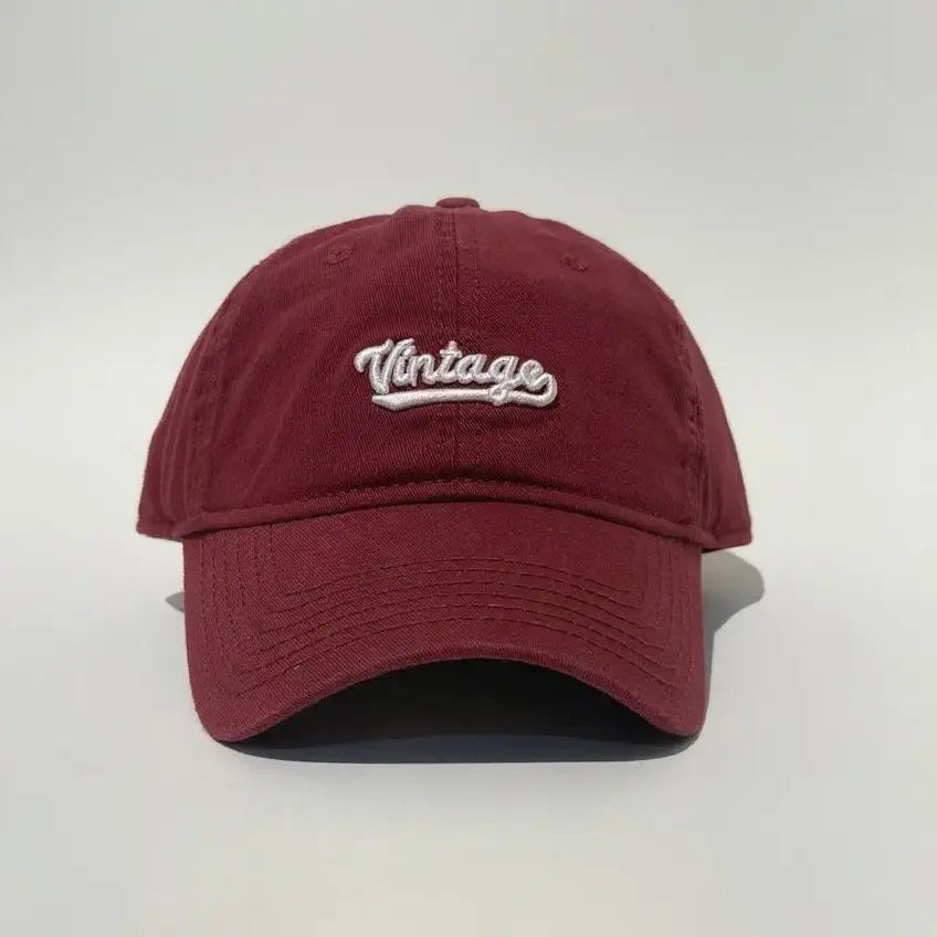 An image of a  Red Washed Vintage Logo Cap by  Mirra Masa